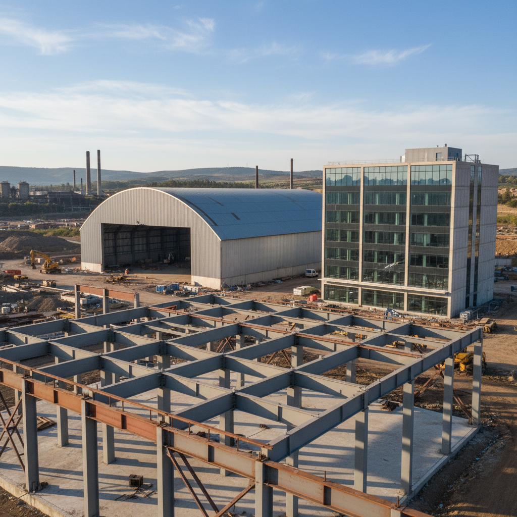 سازه‌های فلزی، سوله و ساختمان